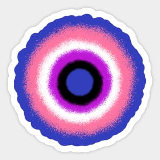 Hoop Dynamics Icon - Genderfluid Pride Sticker